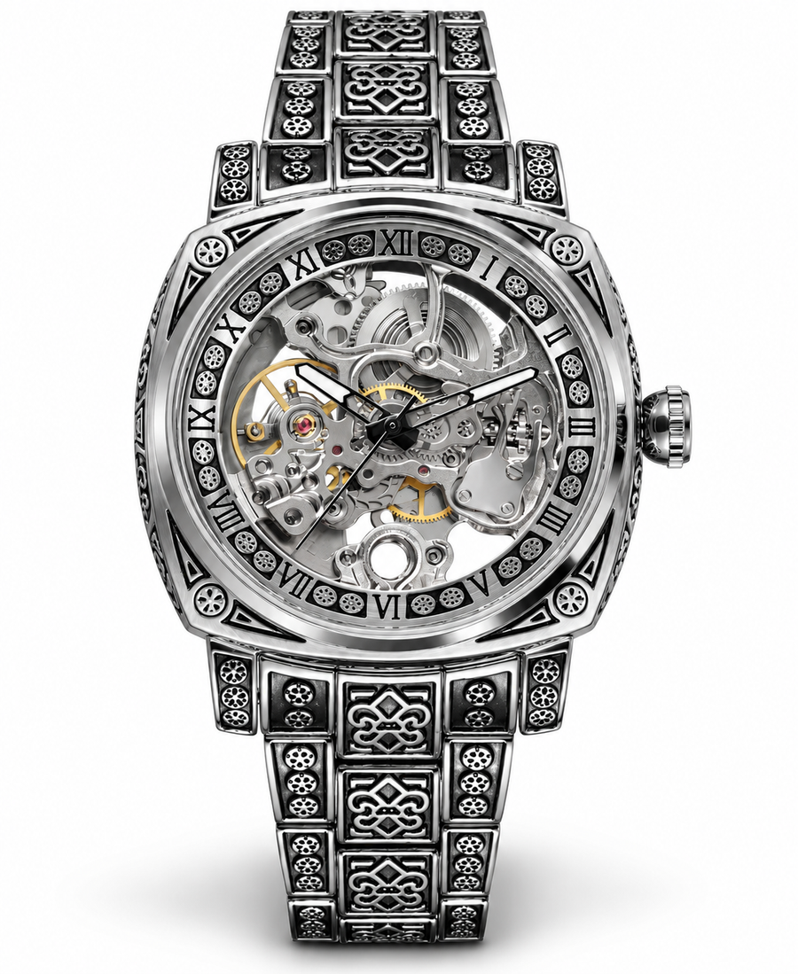 THE EMPIRE SKELETON AUTOMATIC — Silver