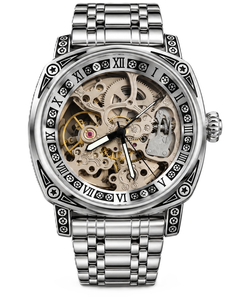 THE REGAL SKELETON AUTOMATIC — Silver