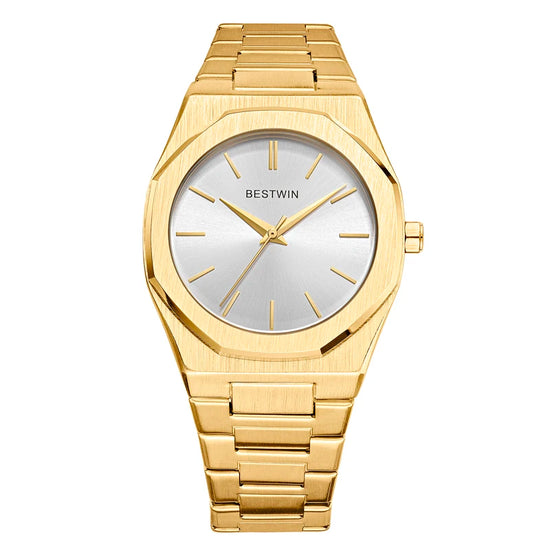 Gold Green Classic Watch