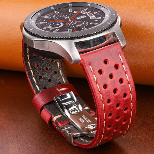 Perforated Leather Strap